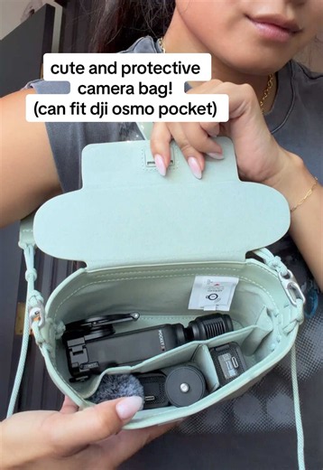 Stylish Mint Green Sling Bag for DJI Osmo Pocket 3