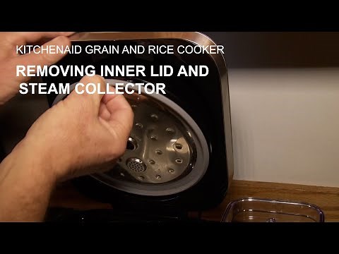 How to Clean KitchenAid Grain and Rice Cooker: Inner Lid & Steam Collector Removal