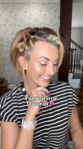 33K views · 247 reactions | Fun Hairstyle Tutorial 勺 cute on short hair, cute on long hair! Cover the elastics with hair jewelry for a fun pop! Haven’t grabbed the Volumizing Texture Powder or Medium Hold Hairspray yet? Just drop ✨KL100✨ in the comments and info will auto send to your messages! #hairstyletutorial | Who What Kare | Facebook