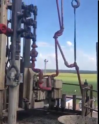 The Chiksan loop. #oilandgas #oilfield #oilpatch #workover #welltesting #cementing #nationaloilfield | National Oilfield Tool