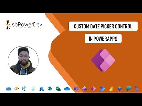 Custom Date Picker Control in PowerApps | #sbPowerDev