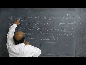 lecture 13 PROBLEMS ON PARTIAL DIFFERNTIATION