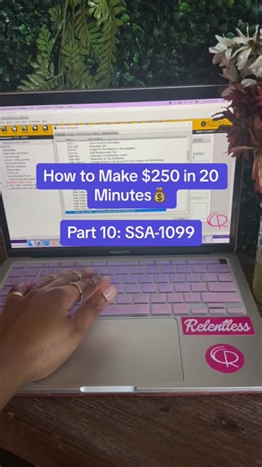 Part 10: SSA-1099 Hey You🫵🏽 Want to learn how to properly fill out form SSA1099, watch this step by step tutorial 🗣️ Share this video with someone & Let me know in the comments if these step by step tutorials are useful to you!! 🚨 Ready to learn more about tax preparation? How to level up your tax business? & even how to make $250 in 20 minutes? Click the link in my bio & Grab my FREE Playbook ☄️ #fyp #viraltiktok #taxes #SSA1099