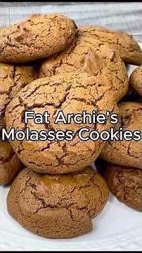 Fat Archie's Molasses Cookies Recipe