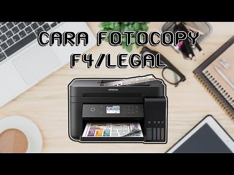 CARA KONFIGURASI AGAR BISA FOTO COPY F4 LEGAL DI PRINTER EPSON L5190