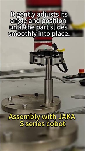 JAKA S series robot is doing delicate assembly with force control