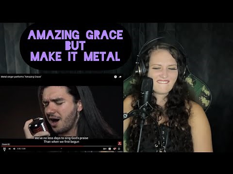 Metal singer performs "Amazing Grace". Just WOW!!!