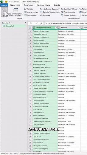 Combine várias planilhas de uma pasta de trabalho do #Excel com o #Power Query