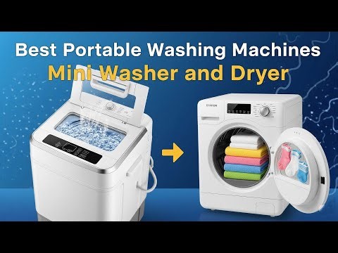 TOP 5 Best Portable Washing Machines Mini Washer and Dryer 2026 | how to use mini washer