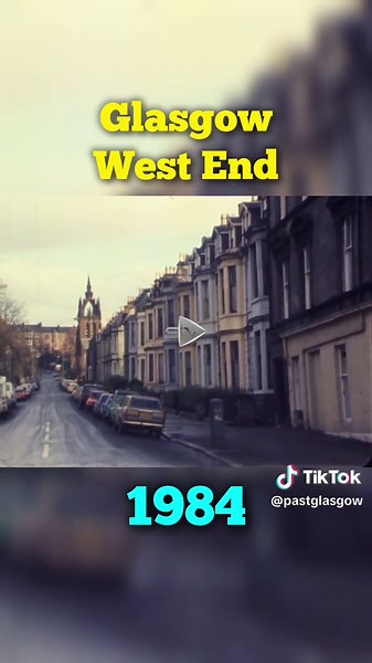 Exploring Glasgow's West End in 1984
