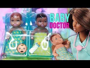 AA Barbie Baby Doctor Playset Review!