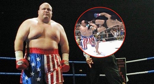 Boxing icon Butterbean got drop kicked and tapped out in dreadful debut for legendary MMA promotion