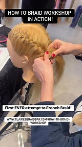 How to French Braid - this was my client’s first attempt in my in person How to Braid Workshop. Didn’t she do well! If you want to learn all the techniques to create neat, tight, symmetrical French plus Dutch and Fishtail braids, please get in touch to secure your place on one of my workshops.I take a maximum of 4 people per workshop and they are based in Elstree, Hertfordshire, England at a cost of £45pp. I also offer online tutorials for people who live further afield 🩷....#braidtutorial #bra