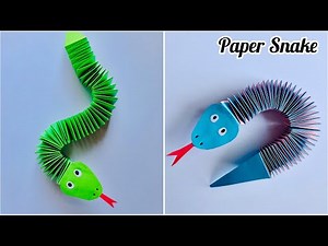 Easy Paper Snake Craft | Origami for Beginners