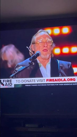 Stephen Stills CSNY performing For What It’s Worth Live at Fire Aid Benefit Concert #stephenstills