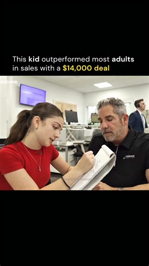Business | Motivation | News on Instagram: "Scarlett Cardone grew up learning sales as a life skill, not a job. Guided by her father Grant Cardone, she was taught resilience, communication, and the value of showing up early. On sales calls, Scarlett shows unusual composure, calmly handling objections and reframing problems into solutions. Each “no” is treated as practice, not rejection — building confidence and momentum in real time. While most kids scroll or game, she’s closing high-ticket deal