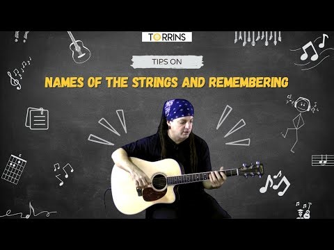 Names of the Strings and Remembering | Beginners Guitar Lessons | Torrins