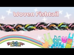 Woven Fishtail Rainbow Loom Tutorial by Michelle | 2 Pins | Intermediate Level