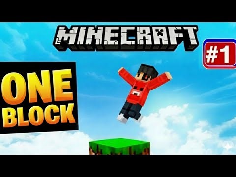 Minecraft One Block Survival Series 😍 part 1 #minecraft #oneblock #trending #gaming #gameplay