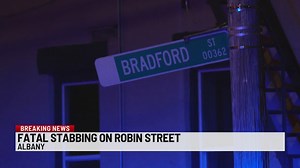 Fatal stabbing near Bradford and Robin Streets