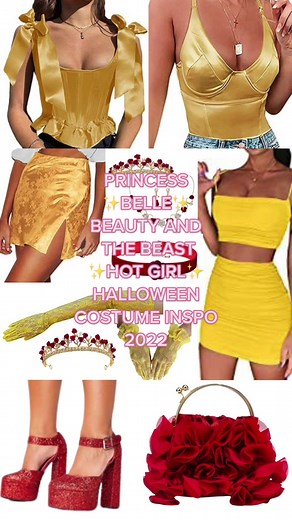 Princess Belle Beauty and the Beast Halloween Costume Inspo 2022