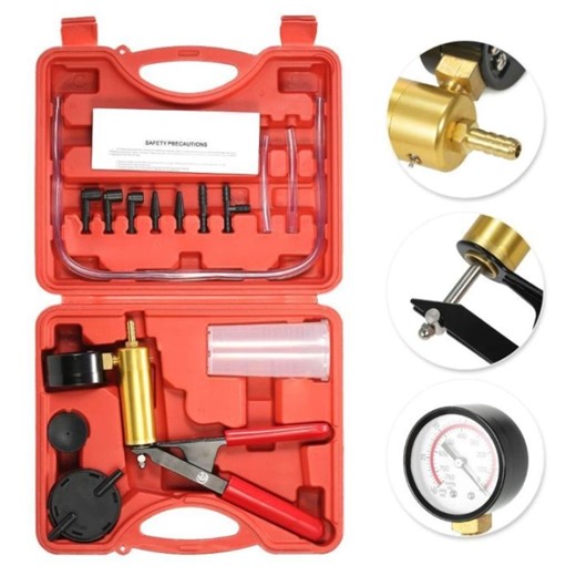 🛠️Car Brake Bleed Pump Vacuum Kit & Pressure Tester | Handheld Brake Fluid Replacement Tool | PH Stock ✅ COD ✅ | Lazada PH