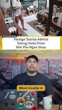 Tourist Admits Koh Pha Ngan Shop Theft