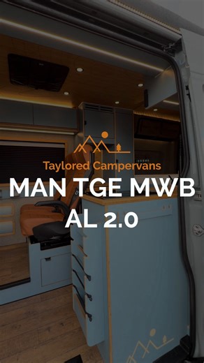 Taylored Campervan Conversions on Instagram: "Take another look at our latest MAN TGE MWB AL 2.0 Conversion 🚐✨ We’re thrilled to partner with @aspirecompsltd on another exciting giveaway to give you the chance to win one of our campervan conversions! Built on the MAN TGE MWB platform, this conversion combines reliable performance with expert craftsmanship. 🌿 Check out some of its awesome features below! 👇 - Full Victron off-grid electrical system with Roamer 460Ah Smart L