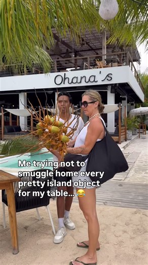 Angie X Shiels 💎 High Ticket Sales Mentor on Instagram: "This is me on our little island getaway with two of my favourite humans… And yes - I was that friend. Stopping every five minutes because I’d spotted something I desperately wanted to smuggle home and put on my table 😂 Big thanks to my girlfriends for their patience… @tinysupermodel13 @shereeann.co And to the gorgeous Balinese guy who took the time to explain exactly what these were - very young coconut pods (which, let’s be honest, woul