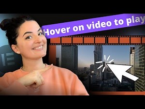PLAY and PAUSE VIDEO ON HOVER - Elementor Wordpress Tutorial Flex Container
