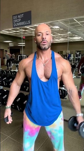 This standing dumbbell chest fly is one of my favorite chest exercises! The secret is keep the