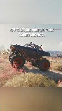 How to get a free secret monster truck (Cyberpunk 2077) #cyberpunk2077 #cyberpunk #gamesecrets