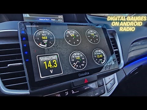Digital Gauges On Car Radio