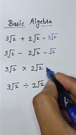 Basic Algebra Trick: How to Solve Roots easily! 😱 #mathstricks #education