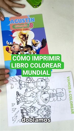 Imprimimos libro para colorear y de actividades del mundial. #papeleriacreativa #mundial2026