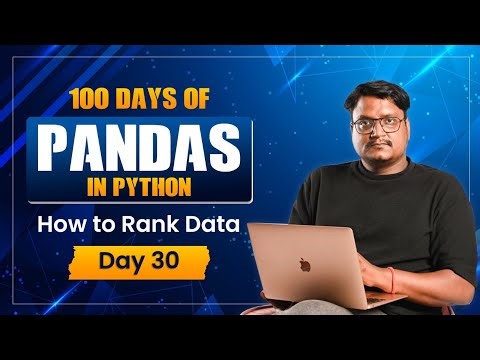 Day 30: Ranking in Pandas 🔥 | rank() Function Explained | Data Analysis Series | Python Pandas Hindi