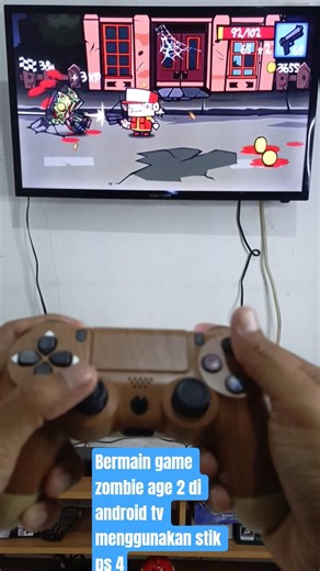 Zombie Age 2 di Android TV Main Pakai Stik PS4 Makin GG! #zombieage2 #gameandroidtv #stikps4original