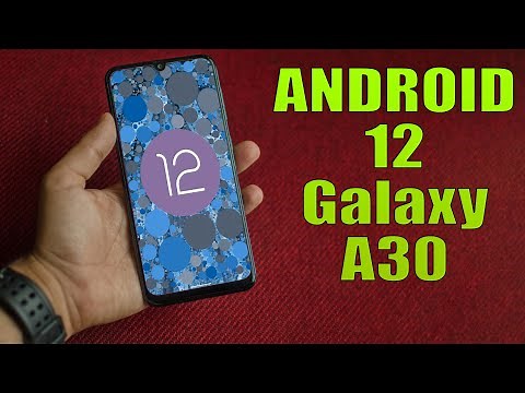 Install Android 12 on Galaxy A30 (AOSP ROM) - How to Guide!