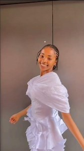 Simple ruffle dress like and comment to see a tutorial on this. #outfitdetails #stlyish