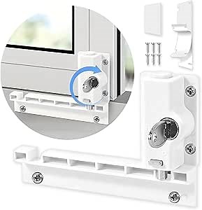 Patio Sliding Door Security Foot Lock Kick Lock with keyed, ABS,Fits on Top Rail-Childproof Patio Door Guardian-or Bottom Rail-Foot Operated-Keep Your Family Safe and Secure(1 Pack)