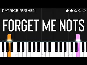 Patrice Rushen - Forget Me Nots | EASY Piano Tutorial