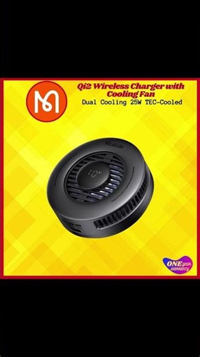 Mcdodo Qi2 Certified 25W TEC-Cooled Wireless Charger Fast Charging Smart LED Dual Cooling Fan