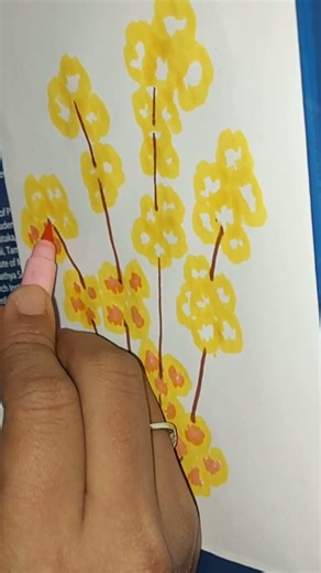 brush pen art||How to draw flower with pen brush||bunch of flowers| #expressivedrawing #colordrawing