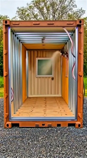 This transformation Empty Container ➡️ Dream Bedroom 😍🔥#shorts