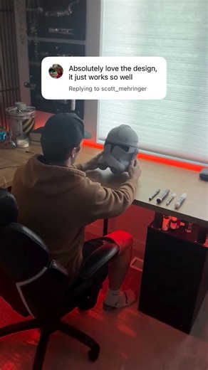 Making an Unconventional Clone Helmet Design. #starwars #clonetrooper