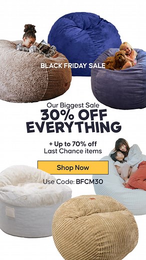 30K views | Our biggest sale of the year  30% off EVERYTHING + Up to 70% off last chance items! Use Code: BFCM30.‍♀️‍➡️ Transforms from plush chair to cozy bed in minutes! 麗 As seen on Shark Tank  Easy-to-clean, machine-washable covers ✨ Perfect for sleepovers, cuddles, and relaxing ✅ CertiPUR-US® certified foam  Proudly manufactured in the USA | Cordaroys | Facebook