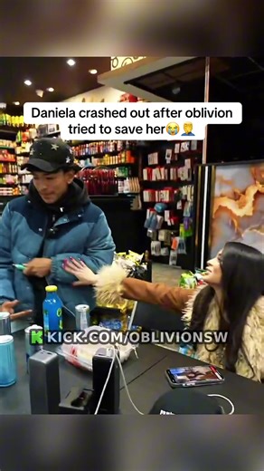 Daniela crashed out after oblivion tried to save her😭🤦‍♂️ #daniela #oblivion