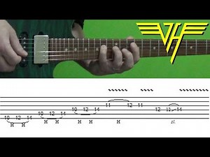 Van Halen - Can't Stop Loving You - Guitar Solo Lesson with Tabs!