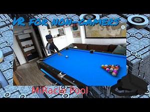 Virtual Reality Miracle Pool vs Real Pool Table #vr