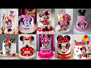 Simple And Easy Minnie Mouse Cake Decorating Ideas/Mini Mouse Cake/Birthday Cake Ideas #minniemouse